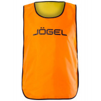 Манишка двухсторонняя Jogel Reversible Bib, детский, оранжевый\лаймовый