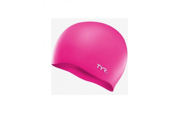 Шапочка для плавания TYR Wrinkle Free Silicone Cap, силикон, LCS\693 розовый 600_380