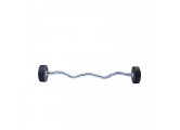 Фиксированная кривая штанга  15кг Ez Curl Urethane Barbells Live Pro LP8011-15