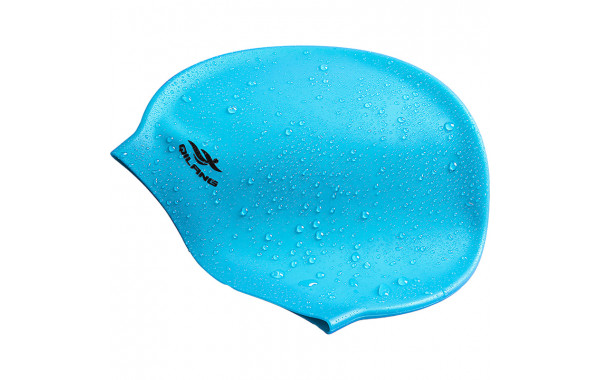 Шапочка для плавания силиконовая взрослая (голубая) Sportex E41560 600_380
