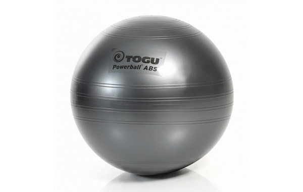 Гимнастический мяч d65см TOGU ABS Powerball 406655 черный 600_380