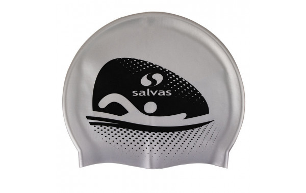 Шапочка для плавания Salvas Cap FA065/S, серебристый 600_380