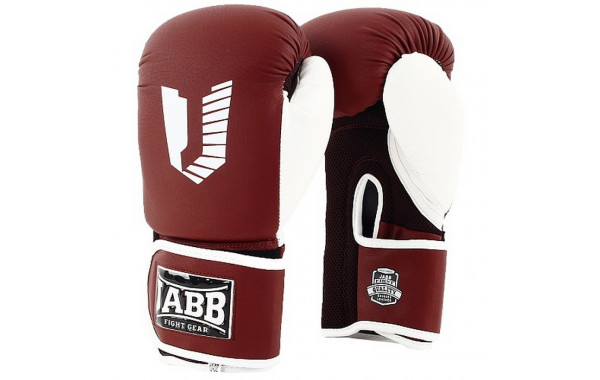 Боксерские перчатки Jabb JE-4056/Eu Air 56 коричневы/белый 12oz 600_380