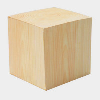 Куб деревянный Atlet покрыт лаком, размер 400х400х400мм IMP-A503