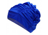Шапочка для плавания Sportex текстильная (лайкра) (синяя) F11780