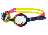 Очки для плавания Atemi S302 синий-желтый-розовый