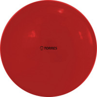 Мяч для художественной гимнастики однотонный d15см Torres ПВХ AG-15-01 красный