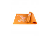 Коврик для йоги и фитнеса Atemi AYM01PIC, ПВХ, 173х61х0,4 см, оранжевый с рисунком