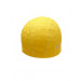 Шапочка для плавания Atemi тканевая с ПУ покрытием, 3D PU 140 желтый 75_75