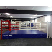 Боксерский ринг на помосте 0,5 м Totalbox размер по канатам 5×5 м РП 5-05