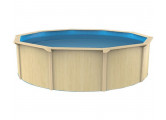 Морозоустойчивый бассейн круглый 460x130см Poolmagic Wood Basic