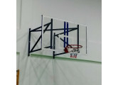 Щит баскетбольный поликарбонат 10мм, игровой с основанием 180x105см Ellada М195