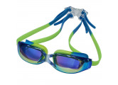 Очки для плавания зеркальные взрослые Sportex E39688 сине-зеленый