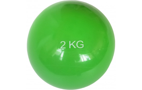 Медбол 2 кг, d13см Sportex MB2 салатовый 600_380