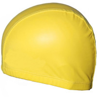 Шапочка для плавания ПУ одноцветная (Желтая) Sportex B31516