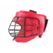 Шлем для рукопашного боя с защитной маской .(иск.кожа) Jabb JE-6012, красный 75_75