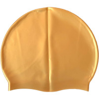 Шапочка для плавания Sportex силиконовая одноцветная B31520-10 золотой