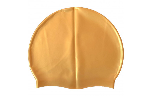 Шапочка для плавания Sportex силиконовая одноцветная B31520-10 золотой 600_380