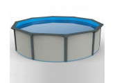 Морозоустойчивый бассейн PoolMagic White круглый 3.0x1.3 м Premium