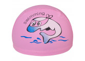 Шапочка для плавания детская Sportex Дельфин (ПУ) E41274 розовый