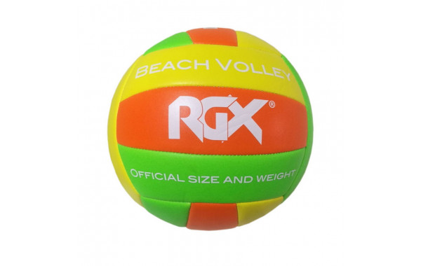 Мяч волейбольный RGX VB-1803 Orange/Green р.5 600_380