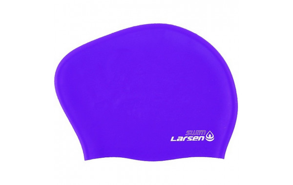 Шапочка плавательная для длинных волос Larsen LC-SC804 фиолетовый 600_380