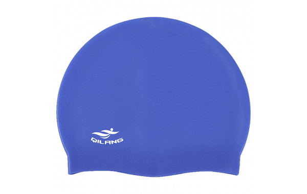 Шапочка для плавания силиконовая взрослая (синяя) Sportex E41567 600_380