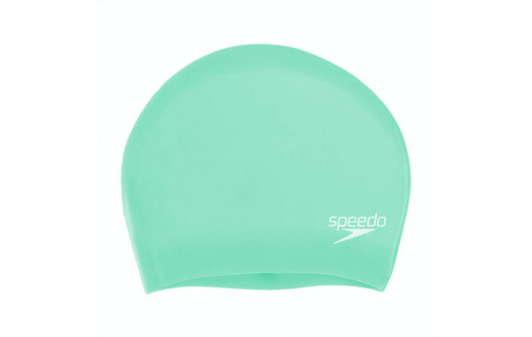 Шапочка для плавания Speedo Long Hair Cap 8-06168B961, бирюзовый, силикон 600_380