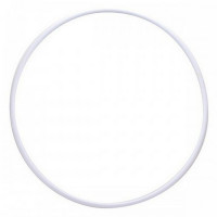 Обруч гимнастический ЭНСО пластиковый d65см MR-OPl650 белый, под обмотку (продажа по 5шт) цена за шт
