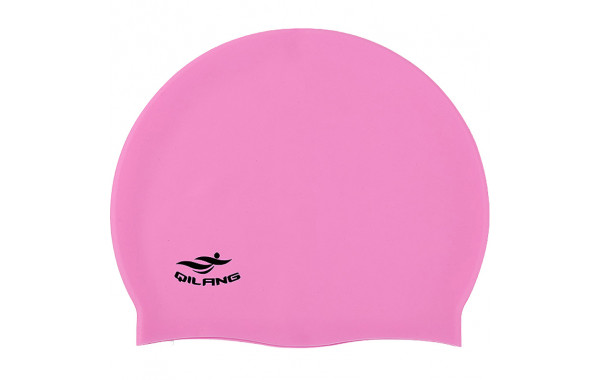 Шапочка для плавания силиконовая взрослая (розовая) Sportex E41564 600_380