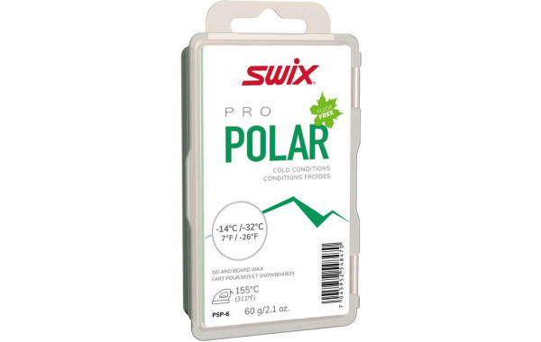 Парафин углеводородный Swix PS Polar (-14°С -32°С) 60 г. 600_380