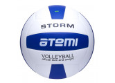 Мяч волейбольный р.5 Atemi Storm, синтетическая кожа PU сине-белый