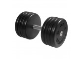 Гантель классик MB Barbell с вращающейся ручкой 42 кг MB-FdbEM-B42