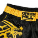 Шорты для тайского бокса Green Hill Garuda TBSG-6621, черно-желтые 75_75