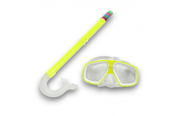 Набор для плавания детский Sportex маска+трубка (ПВХ) E41237-5 желтый 600_380