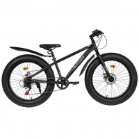 Велосипед 24" Acid F 460 D 2026 056349 Black Flat\Dark Gray