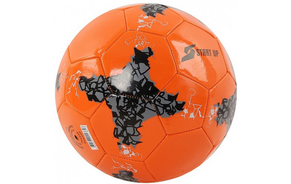 Мяч футбольный для отдыха Start Up E5125 р.5 оранжевый 600_380
