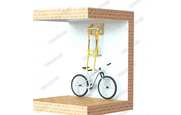 Устройство для хранения велосипеда под потолком Hercules 32496 600_380