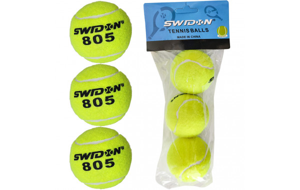 Мячи для большого тенниса Swidon 805 3 штуки (в пакете) E29375 600_380