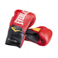 Перчатки боксерские Everlast Elite ProStyle P00001243, 12oz, к/з, красный