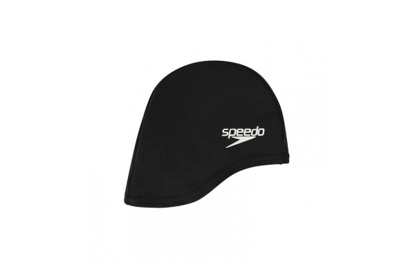 Шапочка для плавания Speedo Polyester Cap Jr 8-710110001 черный 600_380