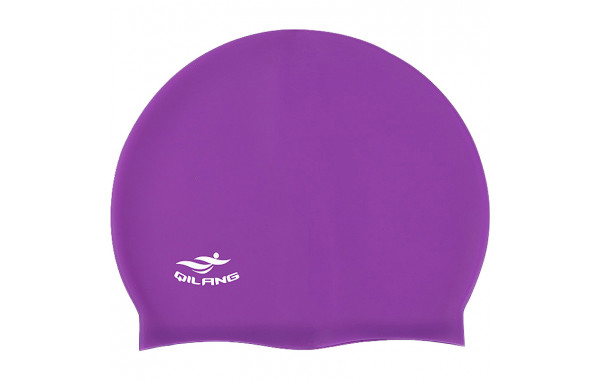 Шапочка для плавания силиконовая взрослая (фиолетовая) Sportex E41565 600_380