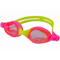 Очки плавательные детские Larsen G323 розовый\желтый