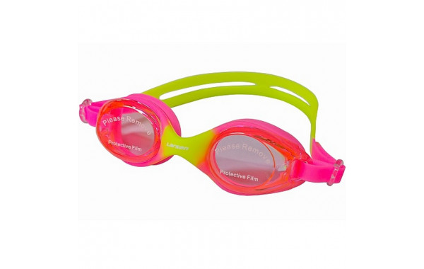 Очки плавательные детские Larsen G323 розовый\желтый 600_380