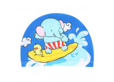 Шапочка для плавания детская Sportex текстиль E38889-10 Слоненок