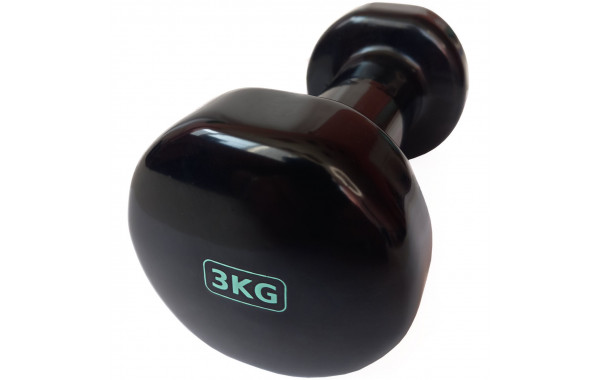 Гантель виниловая 3,0 кг (черная) Sportex HKDB115-3.0 600_380
