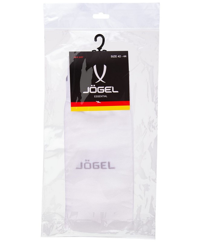 Гетры футбольные Jögel Essential JA-006 белый\серый 665_800