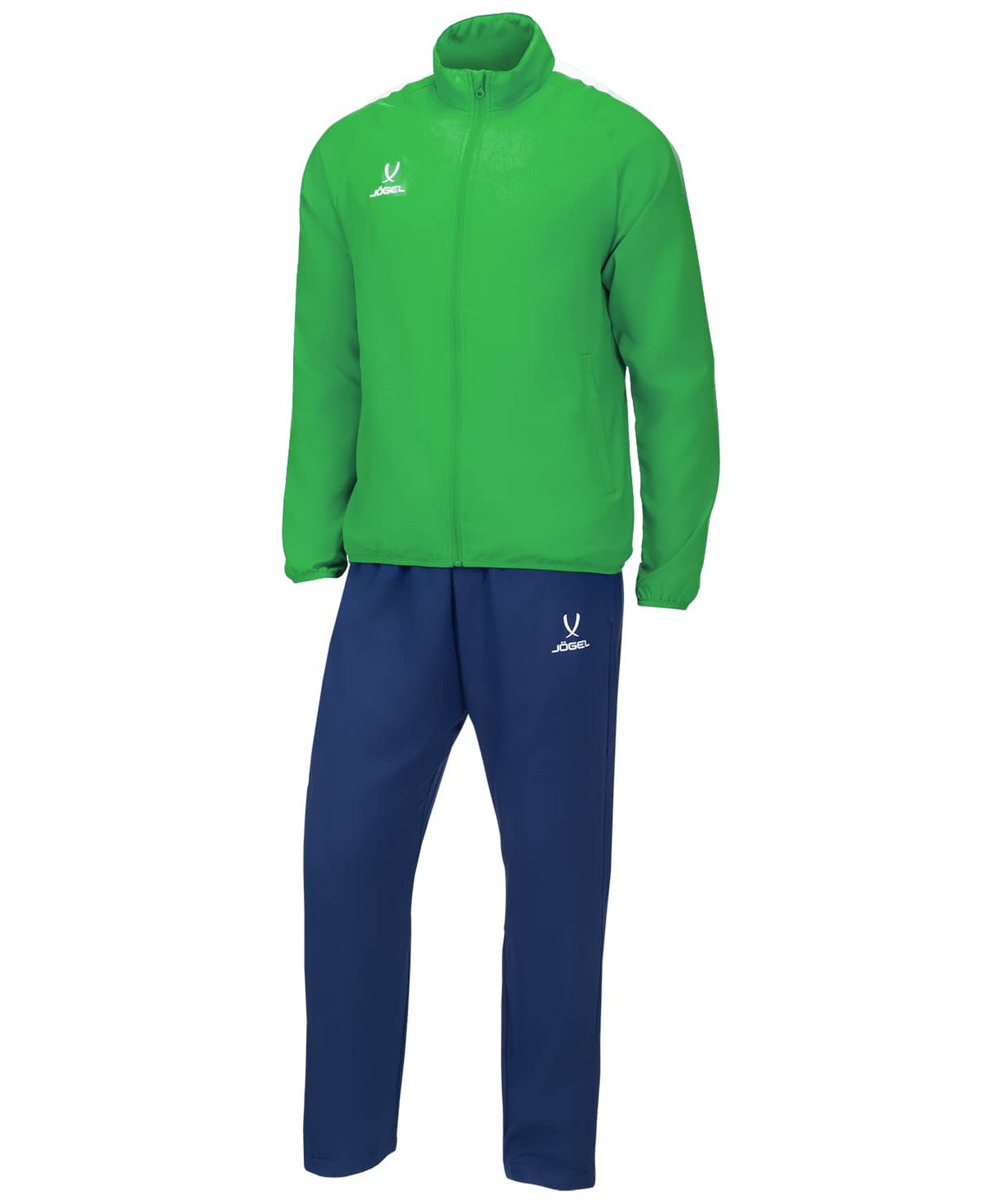 Костюм спортивный Jogel CAMP Lined Suit зеленый\темно-синий 1663_2000