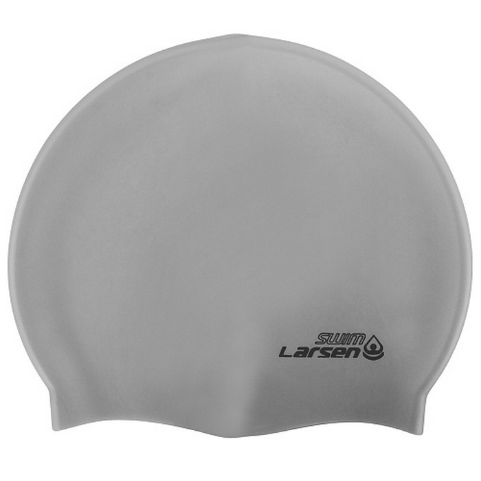Шапочка плавательная Larsen SC12 (SC601), серый 700_700