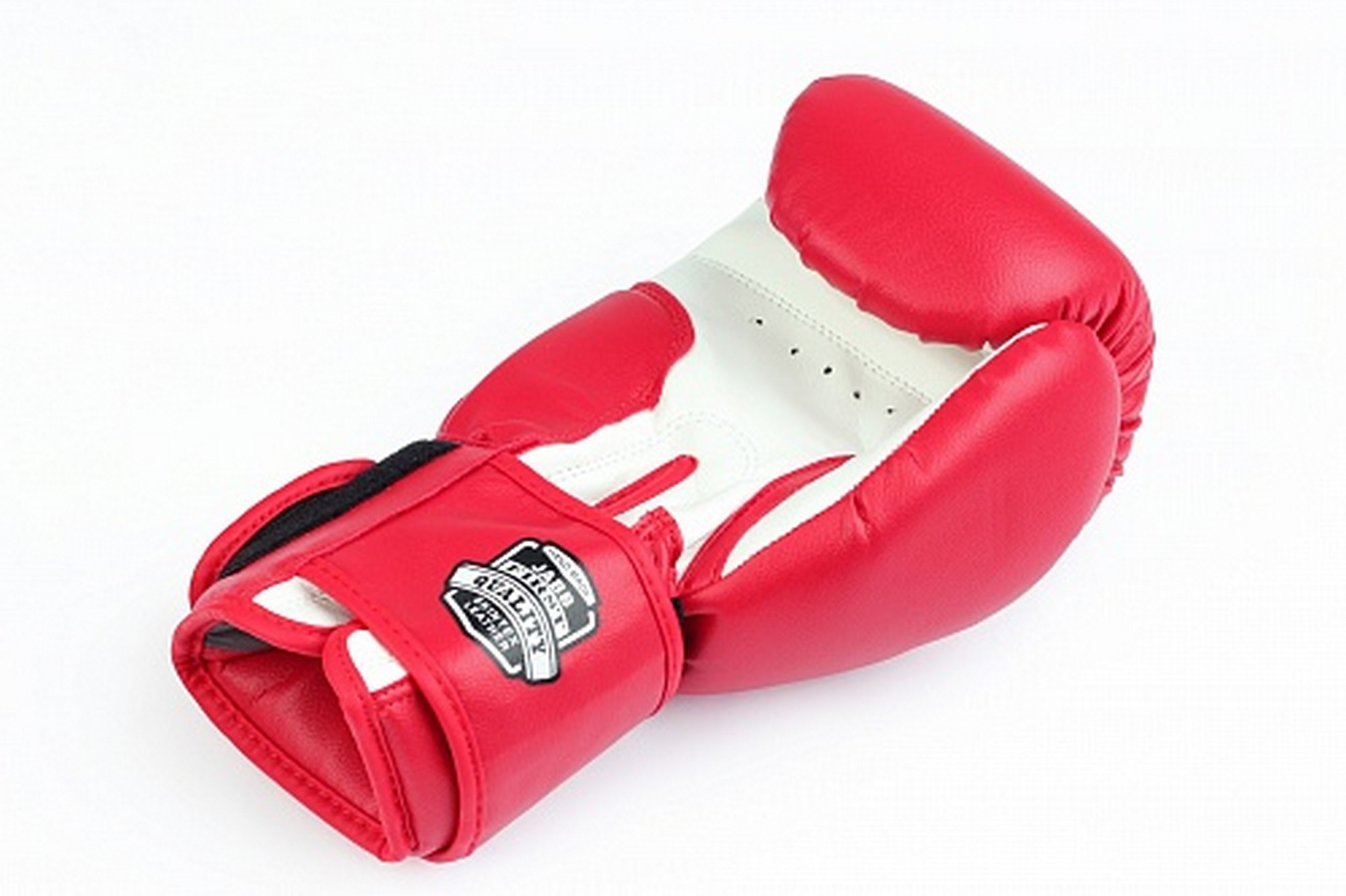 Перчатки боксерские (иск.кожа) 8ун Jabb JE-4068/Basic Star красный 2000_1332